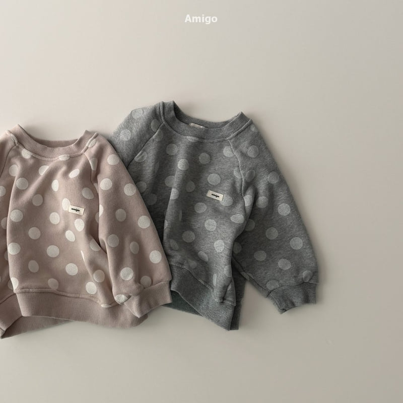 Amigo - Korean Baby Fashion - #babyfashion - Dot Sweatshirt - 4