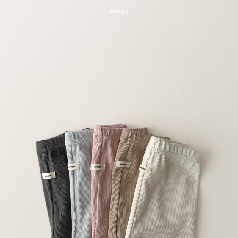 Amigo - Korean Baby Fashion - #babyfever - Heat Rib Leggings - 12