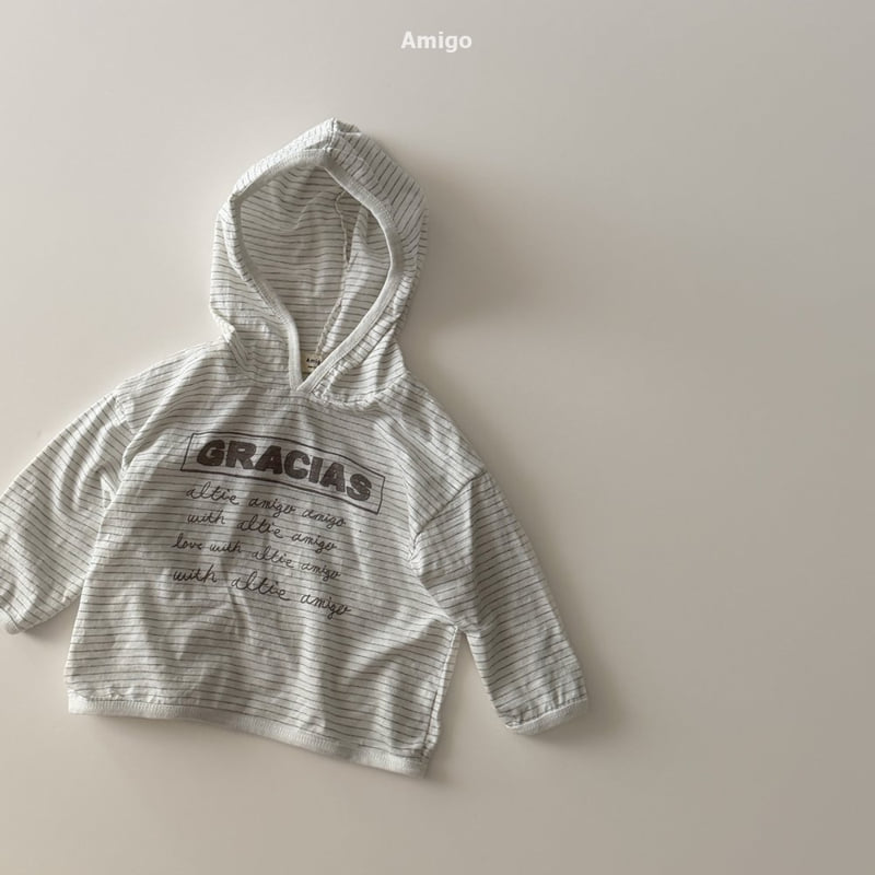 Amigo - Korean Baby Fashion - #babyfashion - Pencil Stripe Hoodie - 4