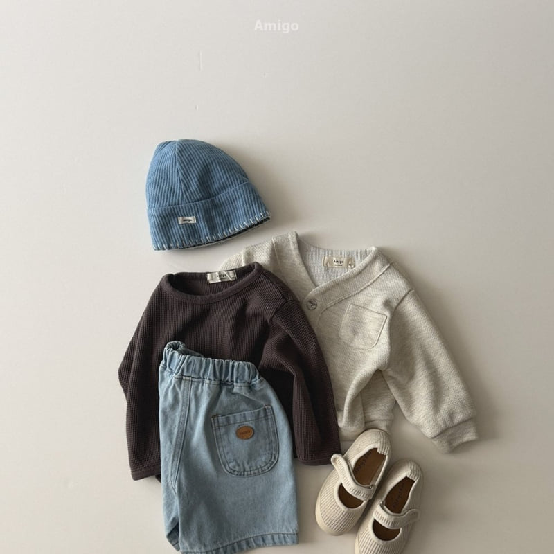 Amigo - Korean Baby Fashion - #babyfever - Mid Wide Denim Pants - 11