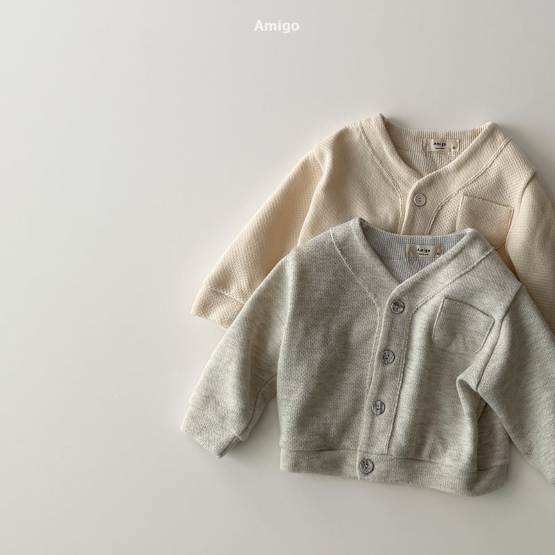 Amigo - Korean Baby Fashion - #babyfever - Bread Cardigan - 9