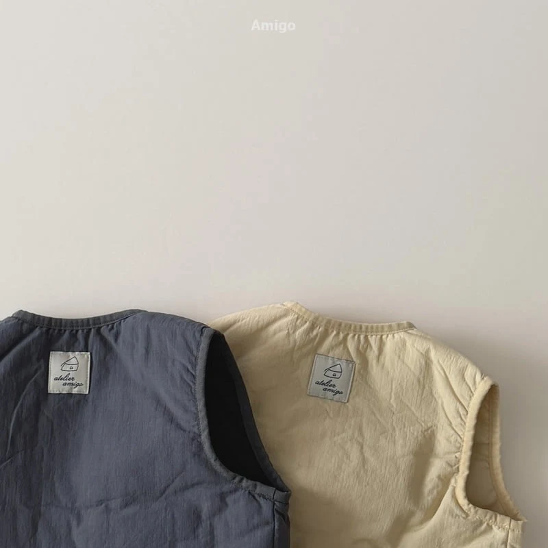 Amigo - Korean Baby Fashion - #babyfever - Marte Quilted Vest - 8