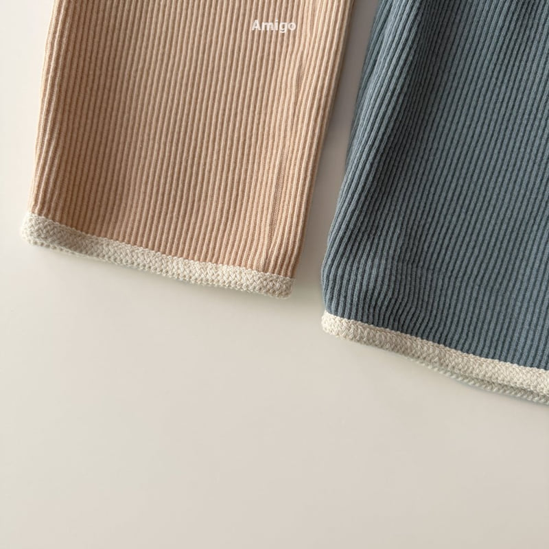 Amigo - Korean Baby Fashion - #babyfever - Chewy Waffle Pants - 6