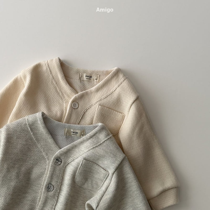 Amigo - Korean Baby Fashion - #babygirlfashion - Bread Cardigan - 10