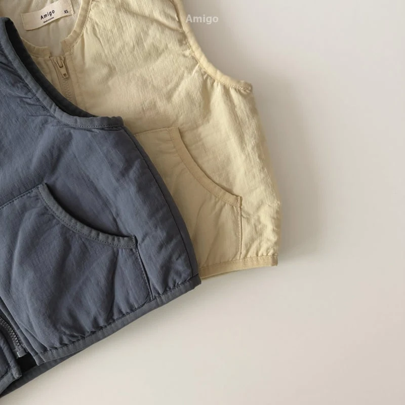 Amigo - Korean Baby Fashion - #babygirlfashion - Marte Quilted Vest - 9