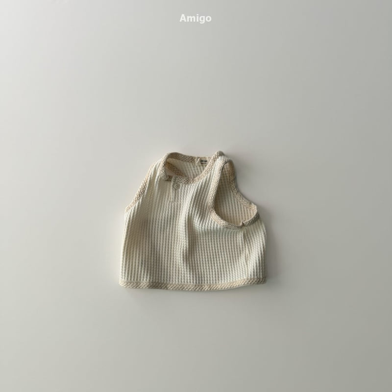 Amigo - Korean Baby Fashion - #babylifestyle - Crochet Vest - 2