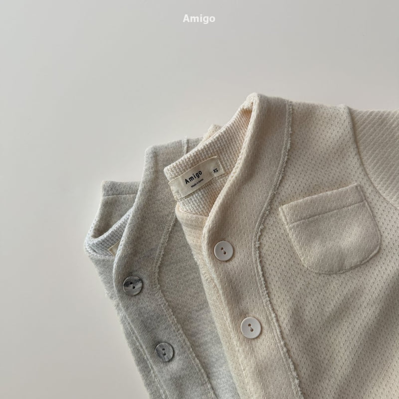Amigo - Korean Baby Fashion - #babylifestyle - Bread Cardigan - 11