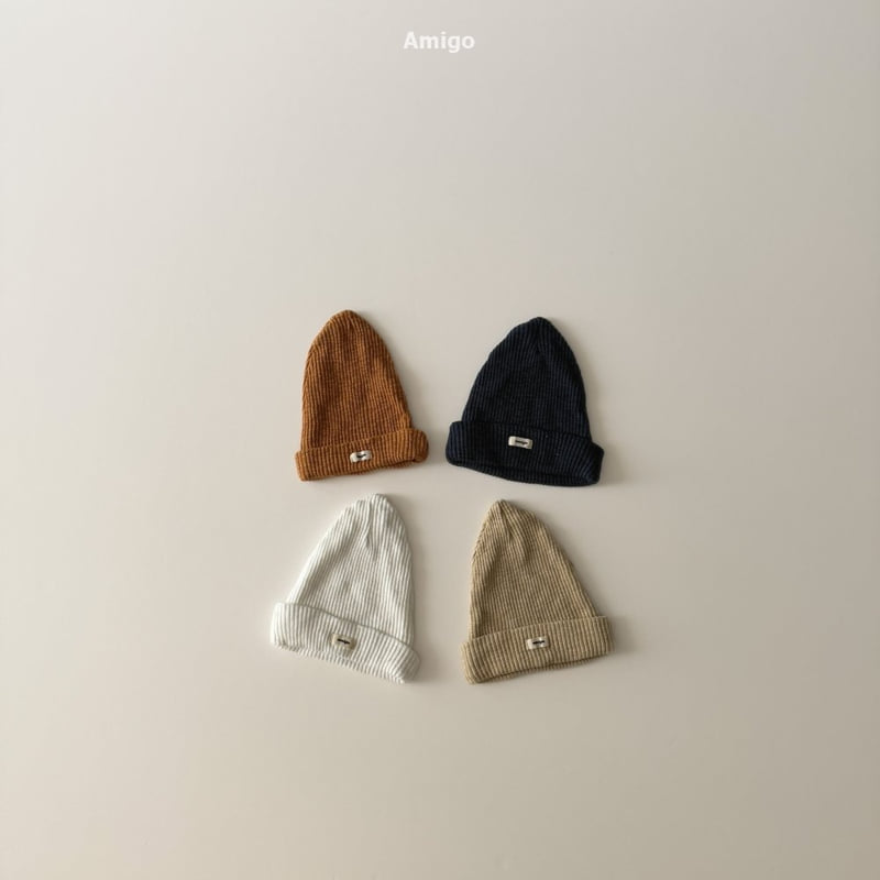 Amigo - Korean Baby Fashion - #babygirlfashion - Ribbed Beanie - 4