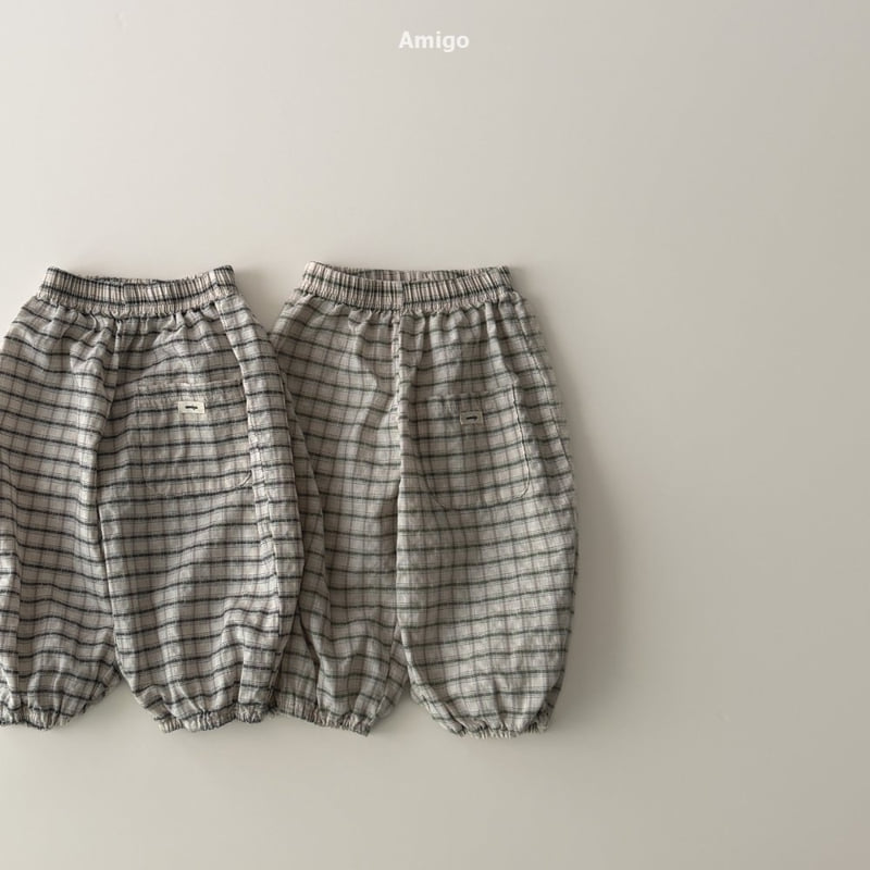 Amigo - Korean Baby Fashion - #babyoninstagram - Square Balloon Pants - 5