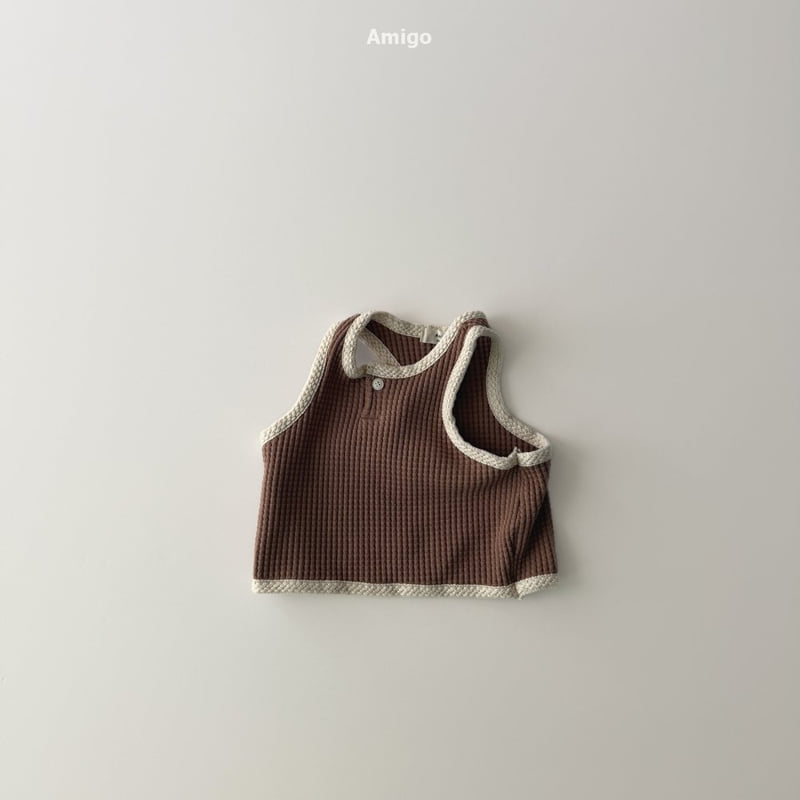 Amigo - Korean Baby Fashion - #babyoninstagram - Crochet Vest - 3