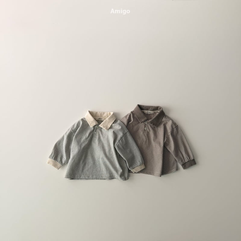 Amigo - Korean Baby Fashion - #babyoninstagram - Cult Collar Tee