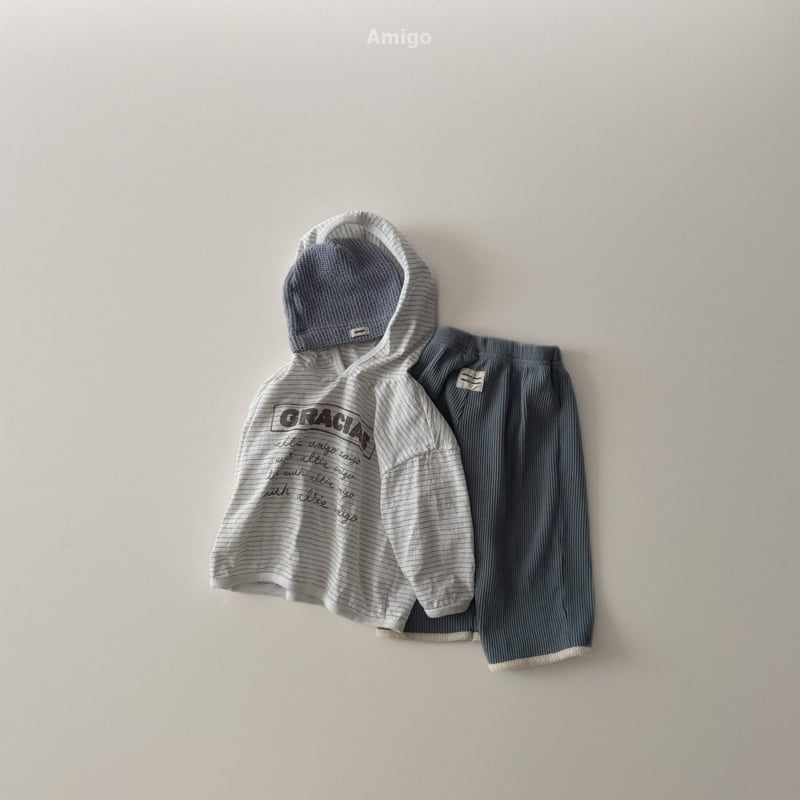 Amigo - Korean Baby Fashion - #babyoninstagram - Chewy Waffle Pants - 9