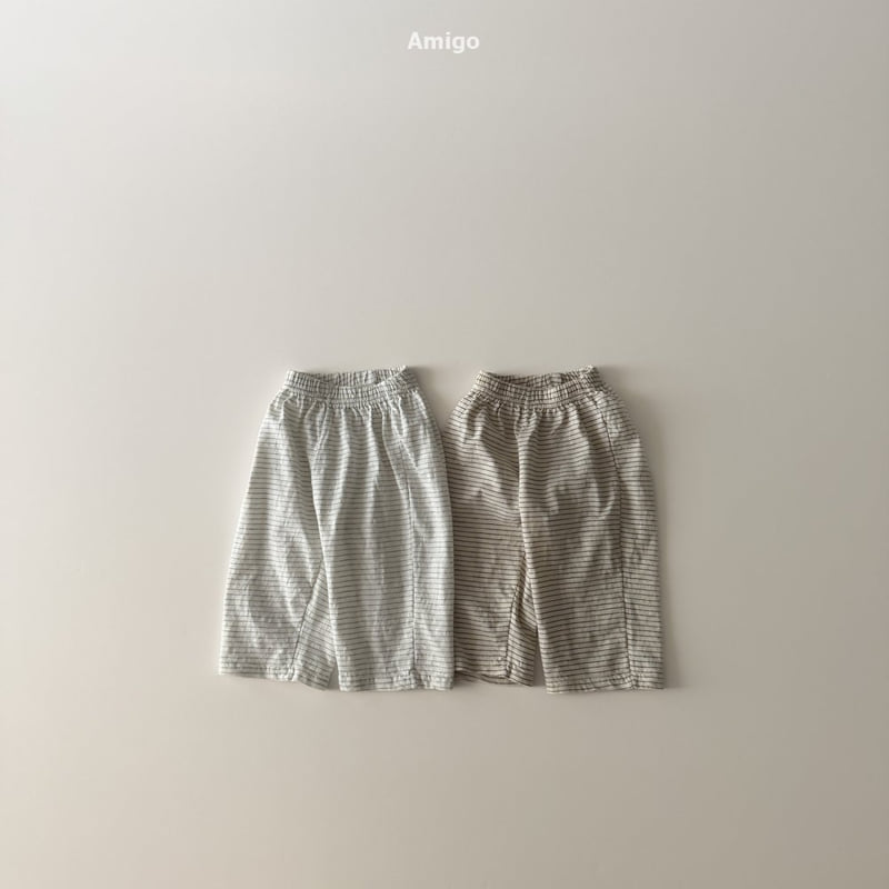 Amigo - Korean Baby Fashion - #babyoninstagram - Slub Stripe Pants