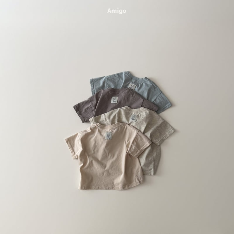 Amigo - Korean Baby Fashion - #babyootd - French Short Sleeve Tee - 5