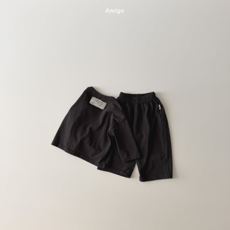 Amigo - Korean Baby Fashion - #babyootd - Cotton Top Bottom Set - 7