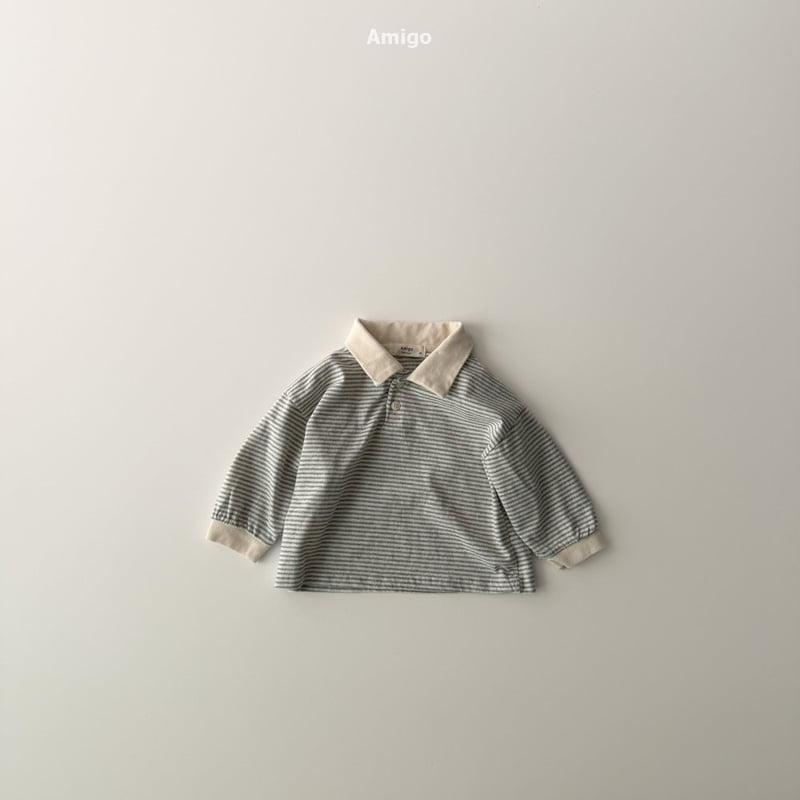 Amigo - Korean Baby Fashion - #babyootd - Cult Collar Tee - 2