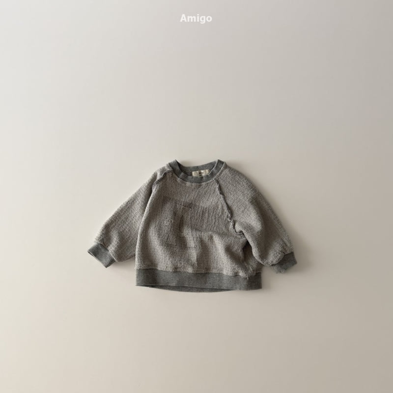 Amigo - Korean Baby Fashion - #babyootd - Vintage Sweatshirt - 2