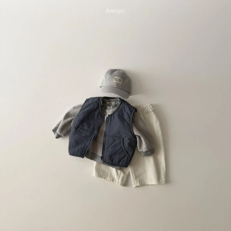 Amigo - Korean Baby Fashion - #babyootd - Marte Quilted Vest - 12