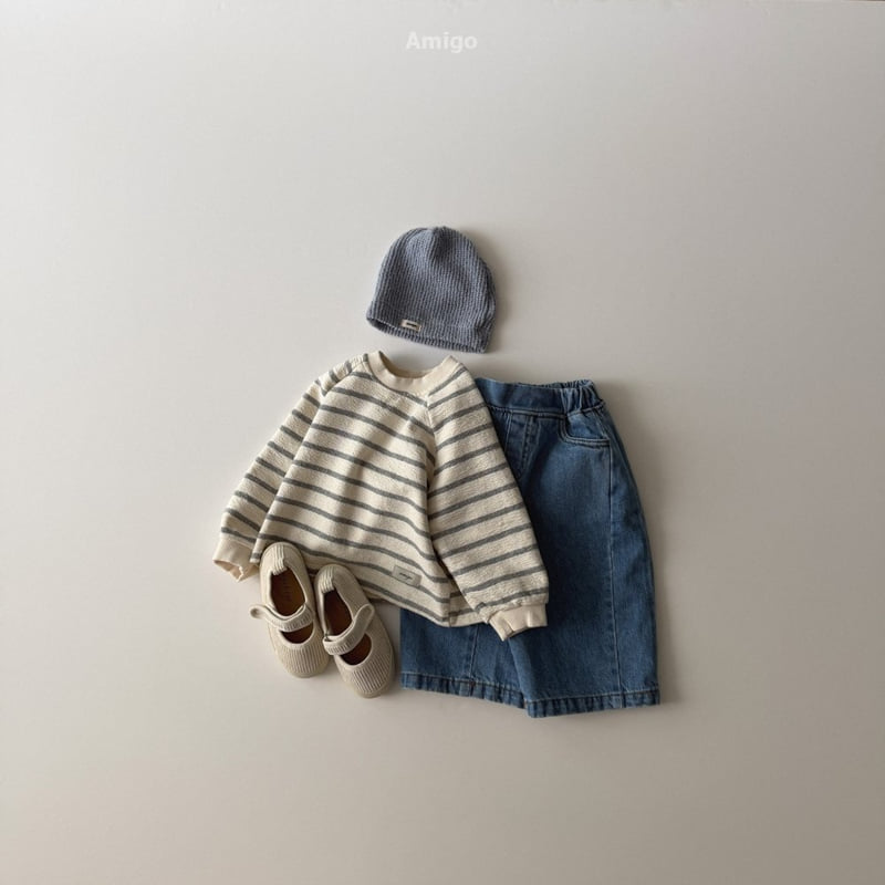 Amigo - Korean Baby Fashion - #babyootd - Bold Stripe Tee - 11