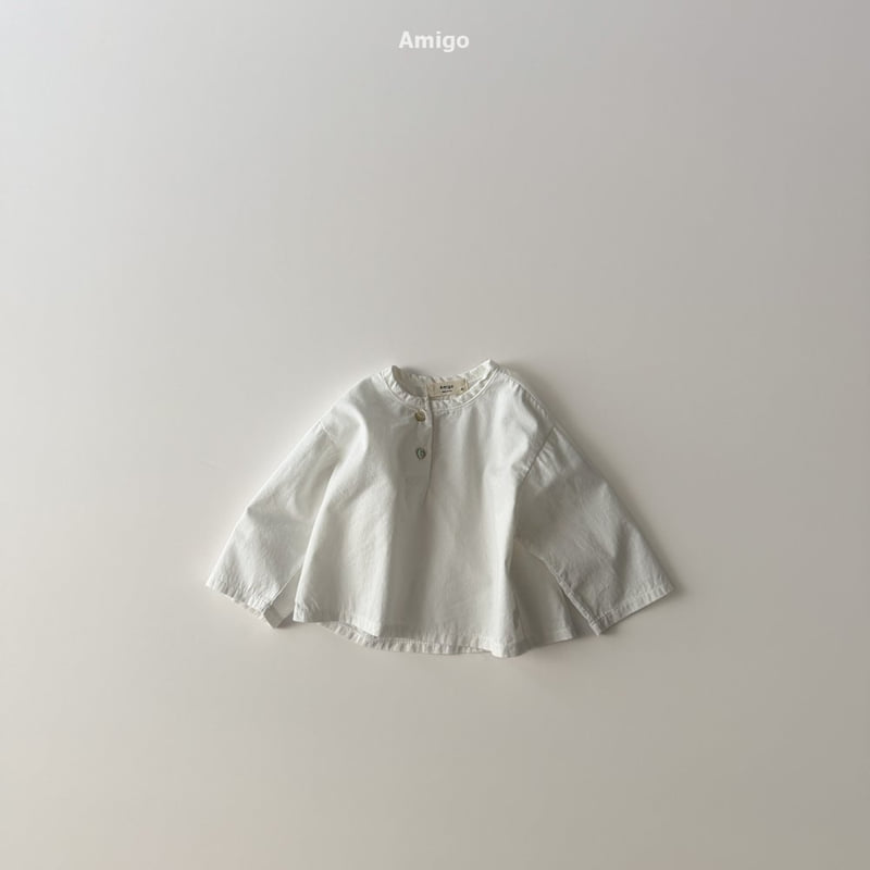 Amigo - Korean Baby Fashion - #babyoutfit - Peach Haru Shirt - 2