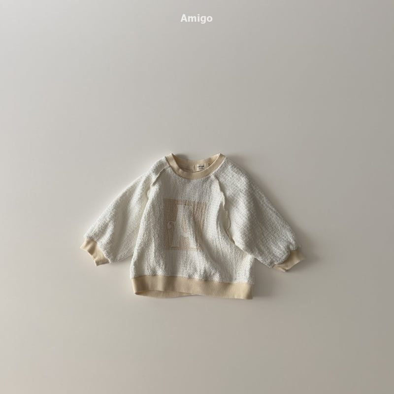 Amigo - Korean Baby Fashion - #babyoutfit - Vintage Sweatshirt - 3