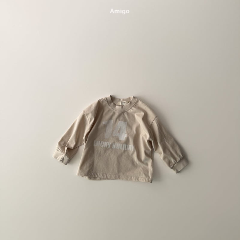 Amigo - Korean Baby Fashion - #babyoutfit - Lucky Tee - 2