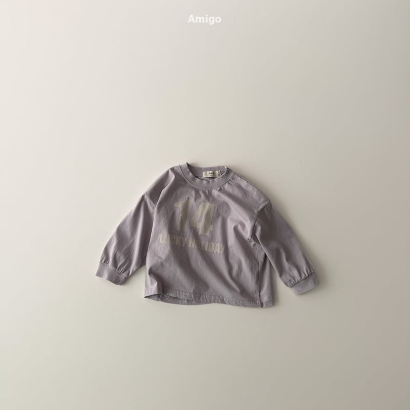 Amigo - Korean Baby Fashion - #babyoutfit - Lucky Tee - 3