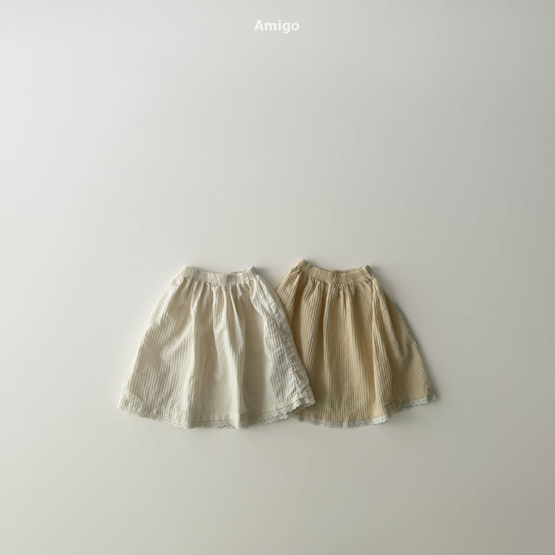 Amigo - Korean Baby Fashion - #babyoutfit - Chouchou Shirring Skirt