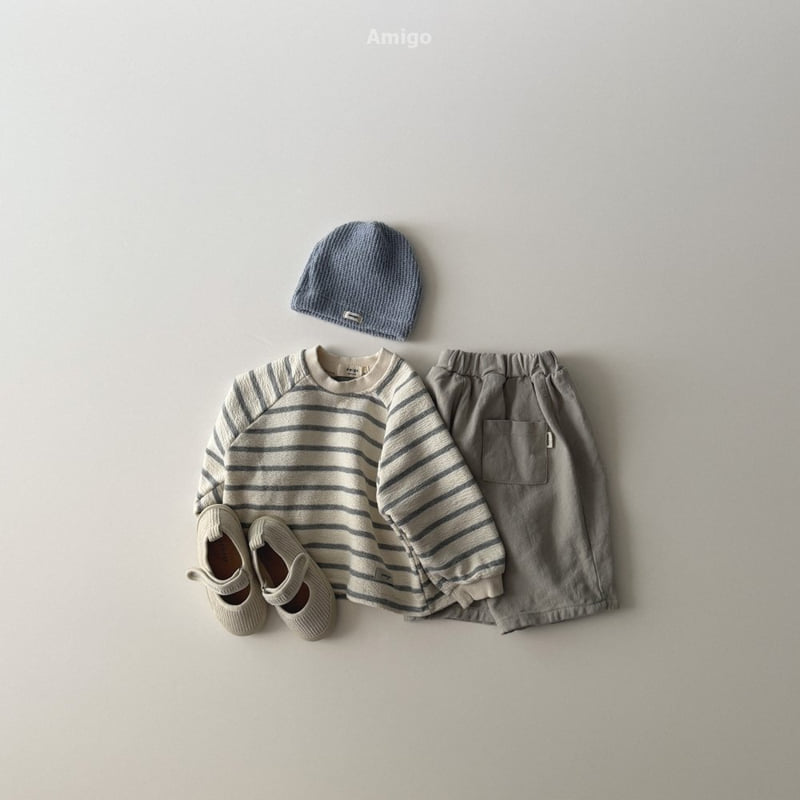Amigo - Korean Baby Fashion - #babyoutfit - Bold Stripe Tee - 12