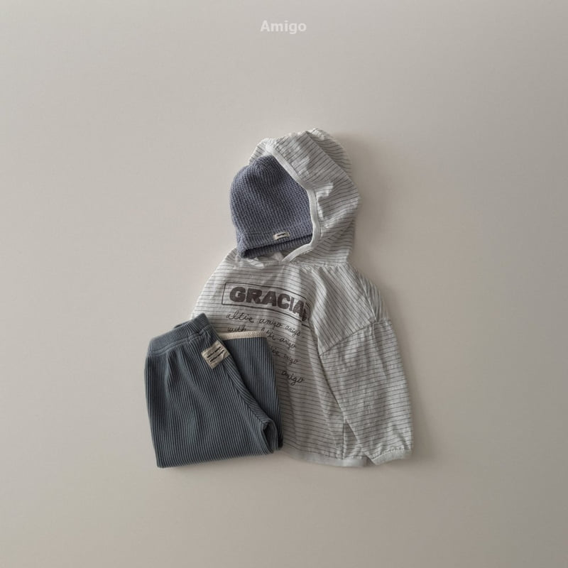 Amigo - Korean Baby Fashion - #babyoutfit - Chewy Waffle Pants - 12