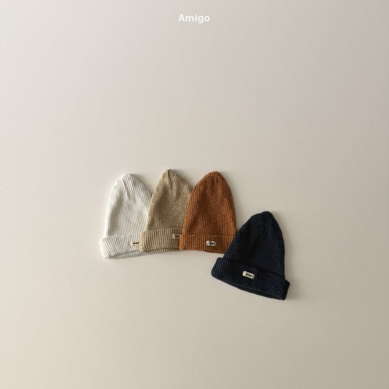 Amigo - Korean Baby Fashion - #babyoutfit - Ribbed Beanie - 7