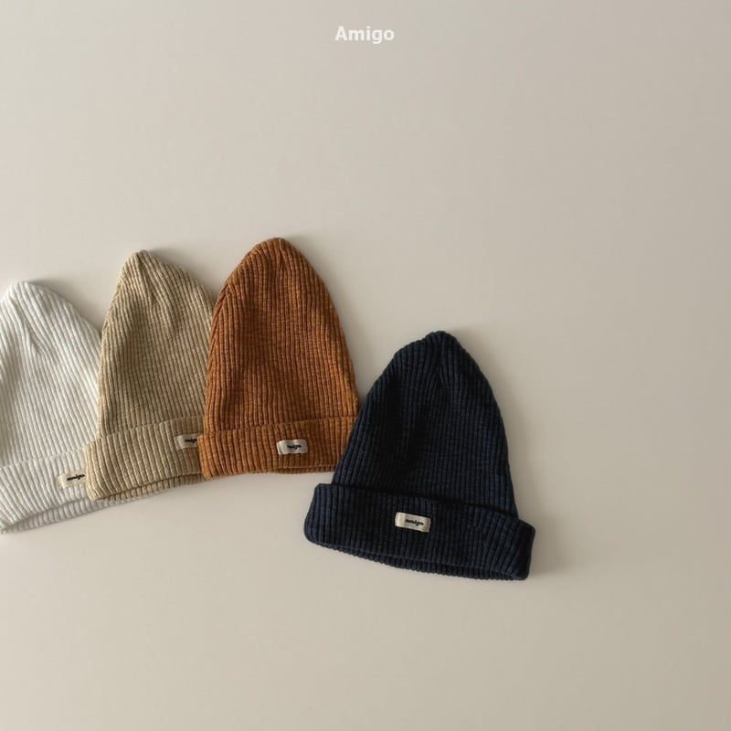 Amigo - Korean Baby Fashion - #babyoutfit - Ribbed Beanie - 8