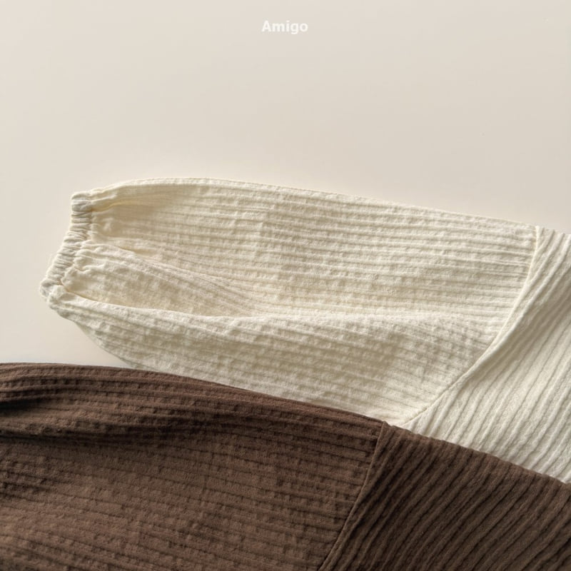 Amigo - Korean Baby Fashion - #babywear - Round Shirring Shirt - 10