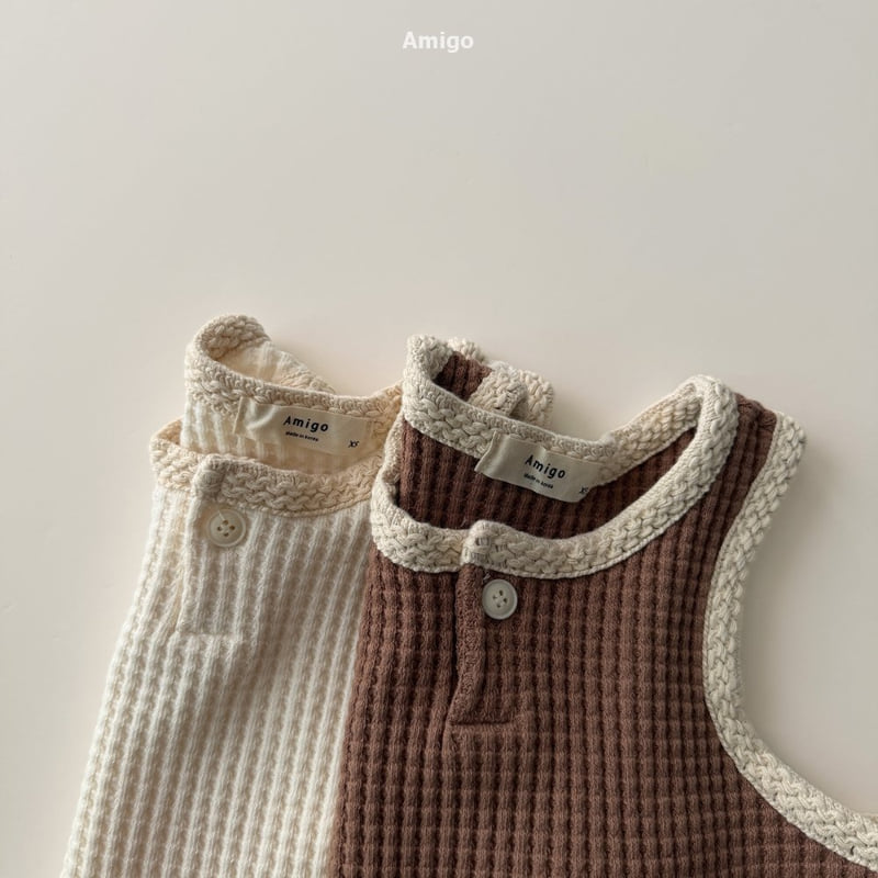 Amigo - Korean Baby Fashion - #babywear - Crochet Vest - 7