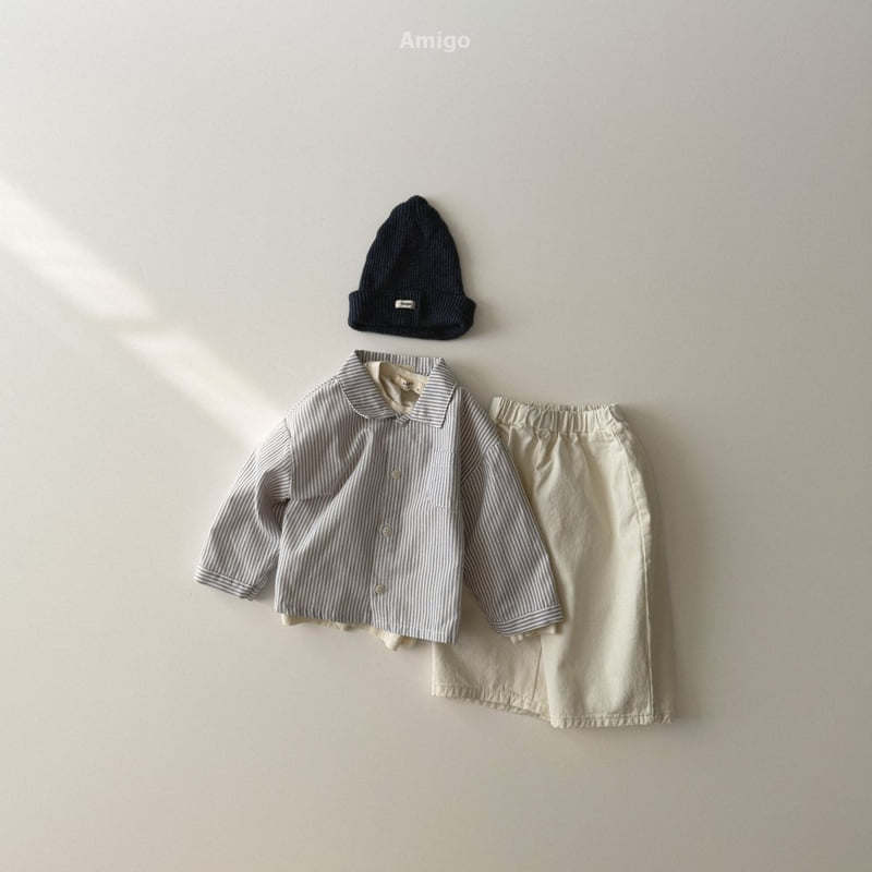 Amigo - Korean Baby Fashion - #babywear - Stripe Shirt - 9