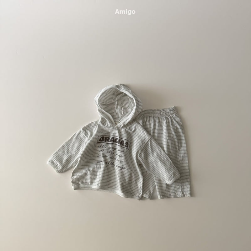 Amigo - Korean Baby Fashion - #babywear - Pencil Stripe Hoodie - 11