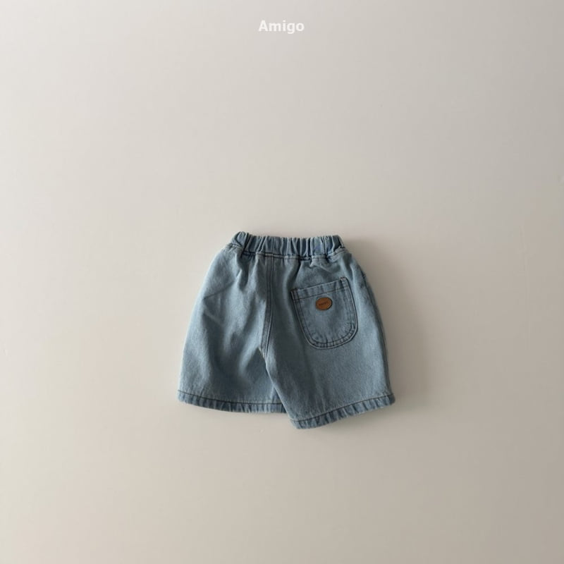 Amigo - Korean Baby Fashion - #babywear - Mid Wide Denim Pants - 3