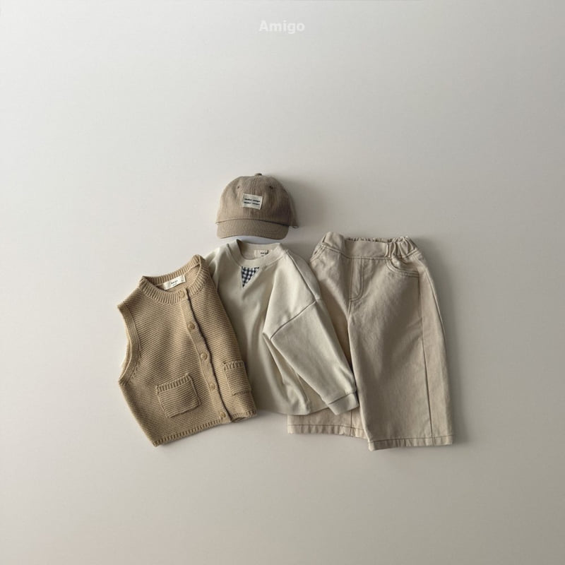 Amigo - Korean Baby Fashion - #babywear - Double-Knit Vest - 10