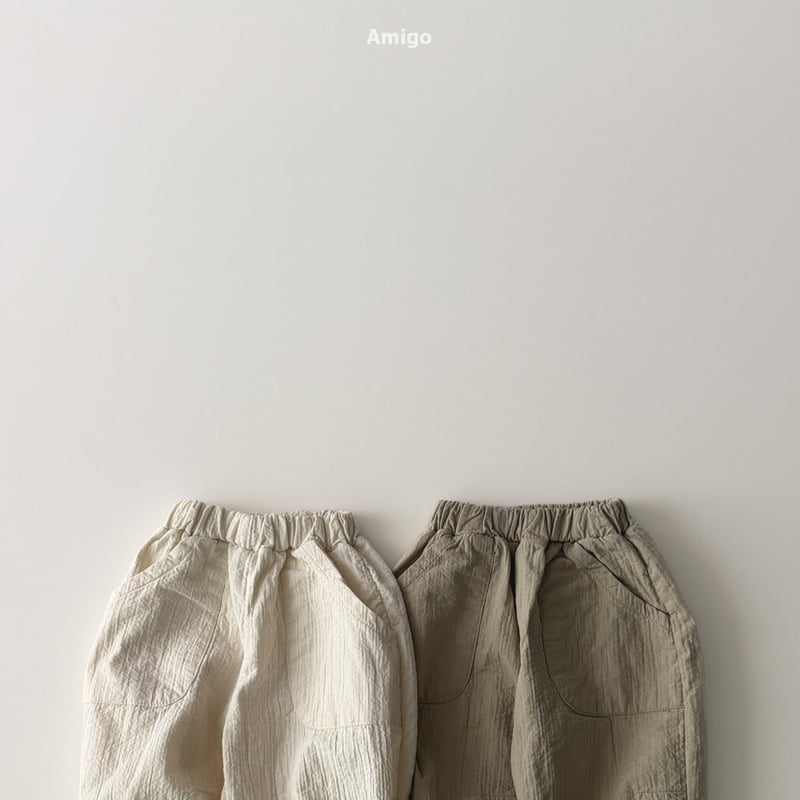 Amigo - Korean Baby Fashion - #babywear - Pin-Tuck Natural Pants - 8