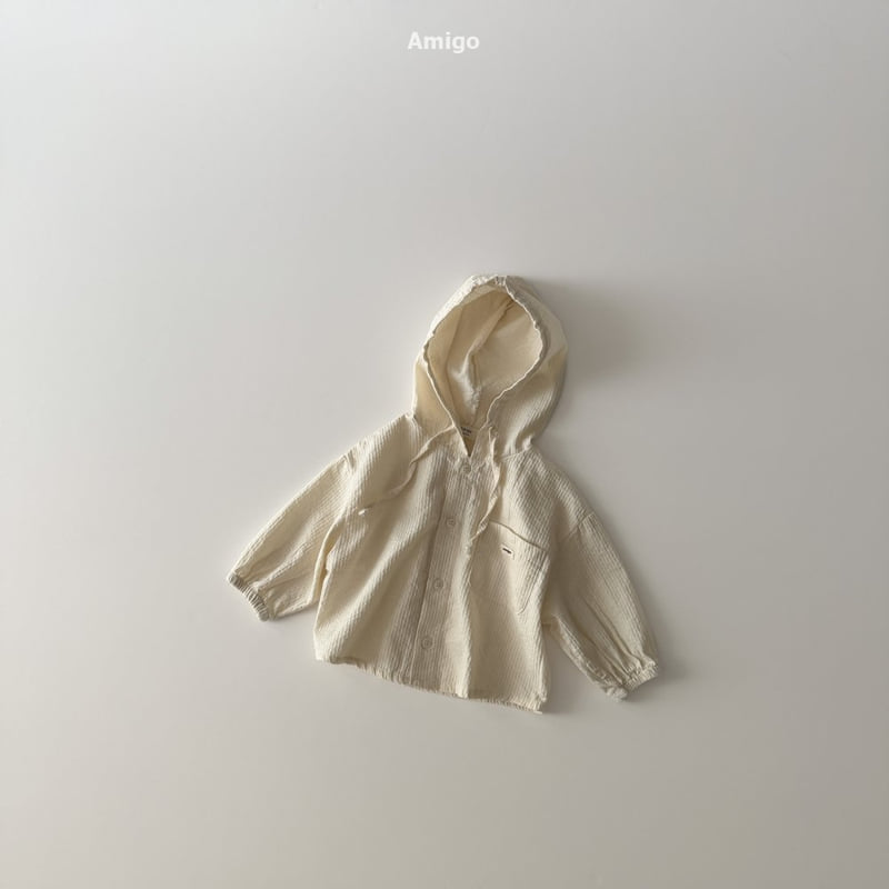 Amigo - Korean Baby Fashion - #babywear - Mind Hooded Shirt - 2