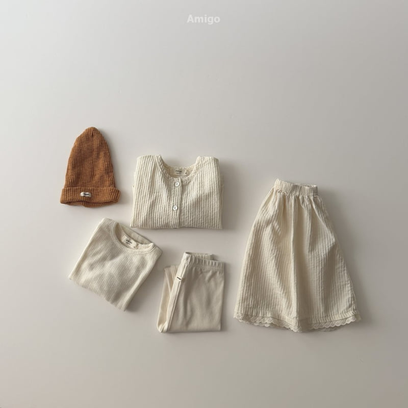 Amigo - Korean Baby Fashion - #onlinebabyboutique - Round Shirring Shirt - 11