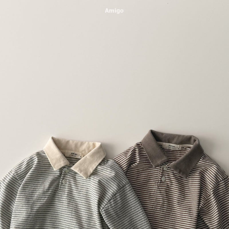 Amigo - Korean Baby Fashion - #onlinebabyboutique - Cult Collar Tee - 6