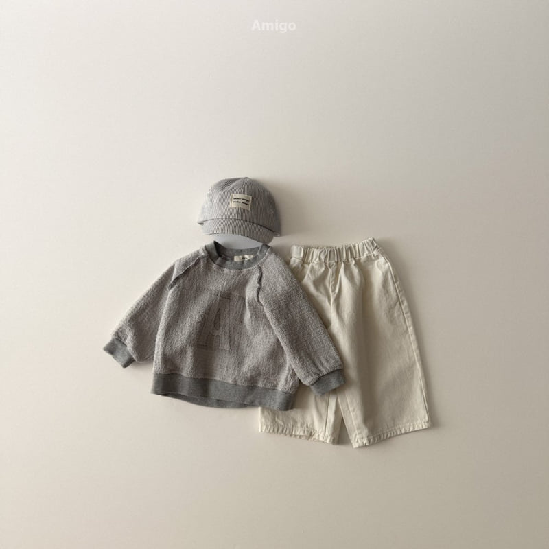 Amigo - Korean Baby Fashion - #onlinebabyboutique - Vintage Sweatshirt - 6