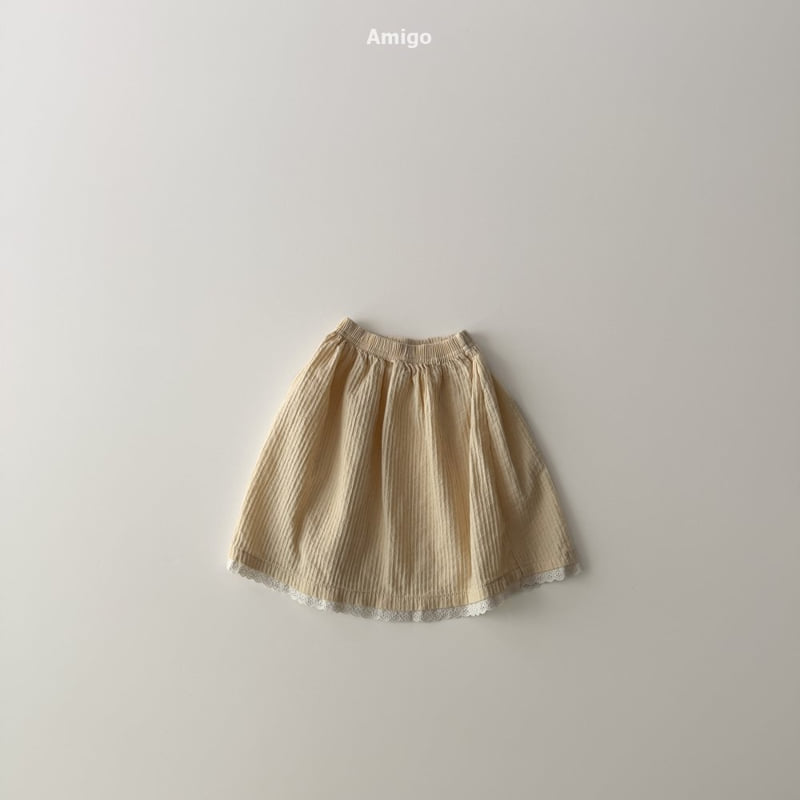 Amigo - Korean Baby Fashion - #onlinebabyboutique - Chouchou Shirring Skirt - 3