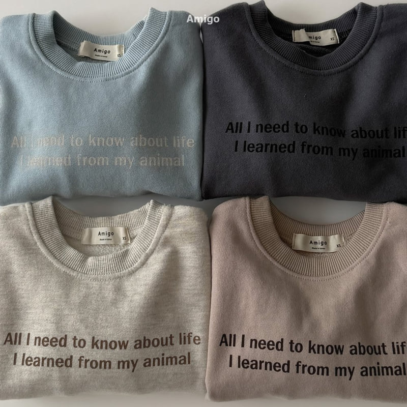 Amigo - Korean Baby Fashion - #onlinebabyboutique - French Sweatshirt - 7