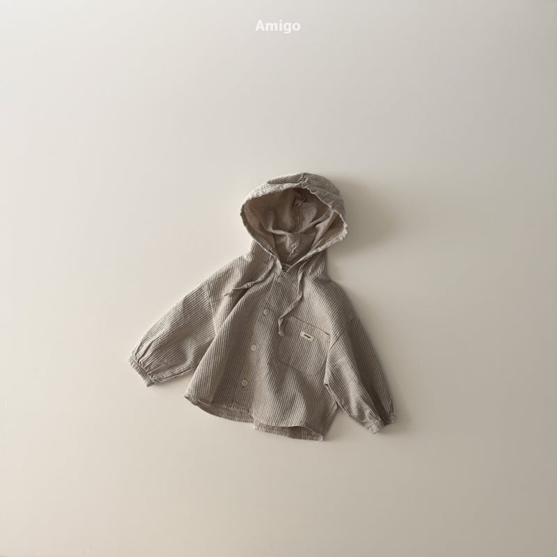 Amigo - Korean Baby Fashion - #onlinebabyboutique - Mind Hooded Shirt - 3
