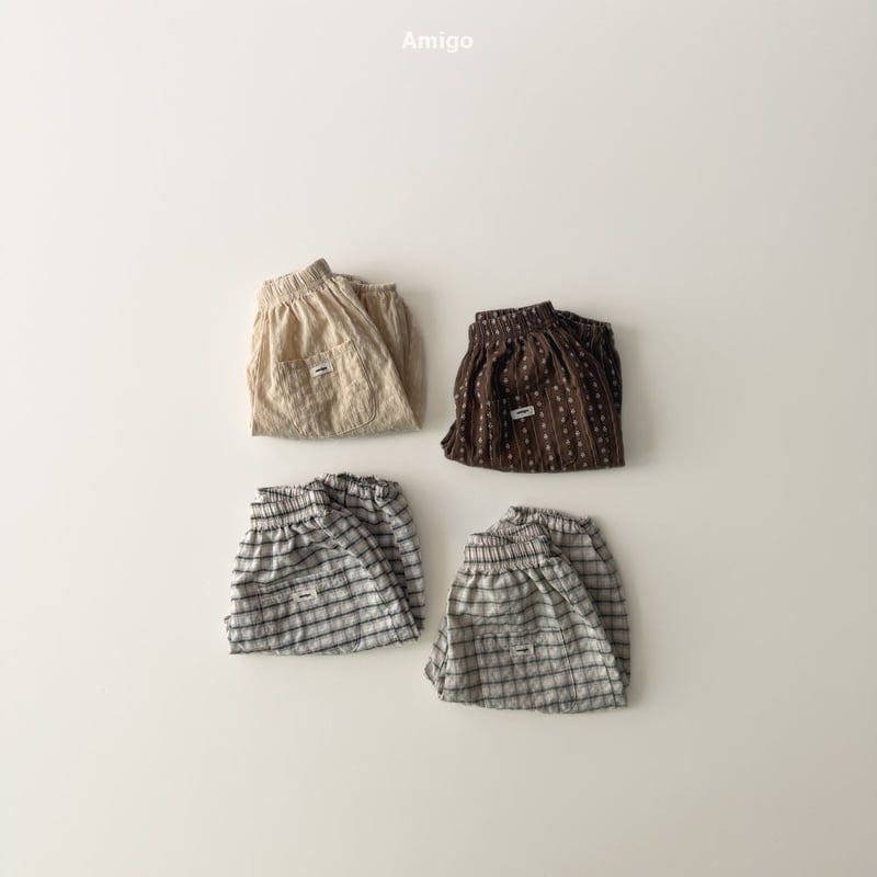 Amigo - Korean Baby Fashion - #onlinebabyshop - Square Balloon Pants - 11