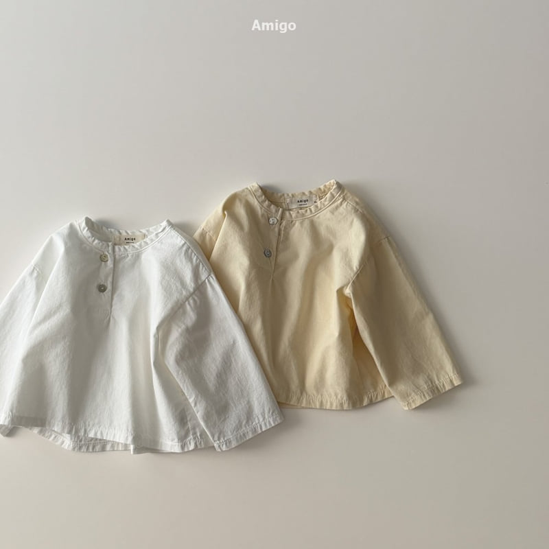 Amigo - Korean Baby Fashion - #onlinebabyshop - Peach Haru Shirt - 5