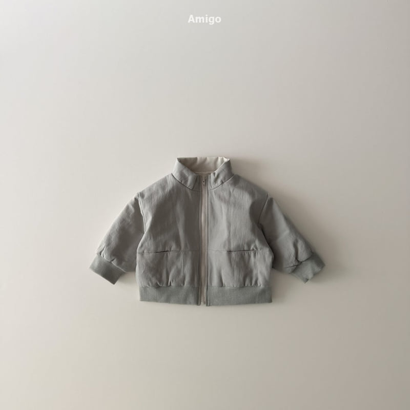 Amigo - Korean Baby Fashion - #onlinebabyshop - Twill Jumper - 2
