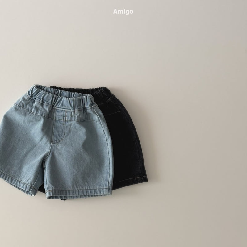 Amigo - Korean Baby Fashion - #onlinebabyshop - Mid Wide Denim Pants - 5